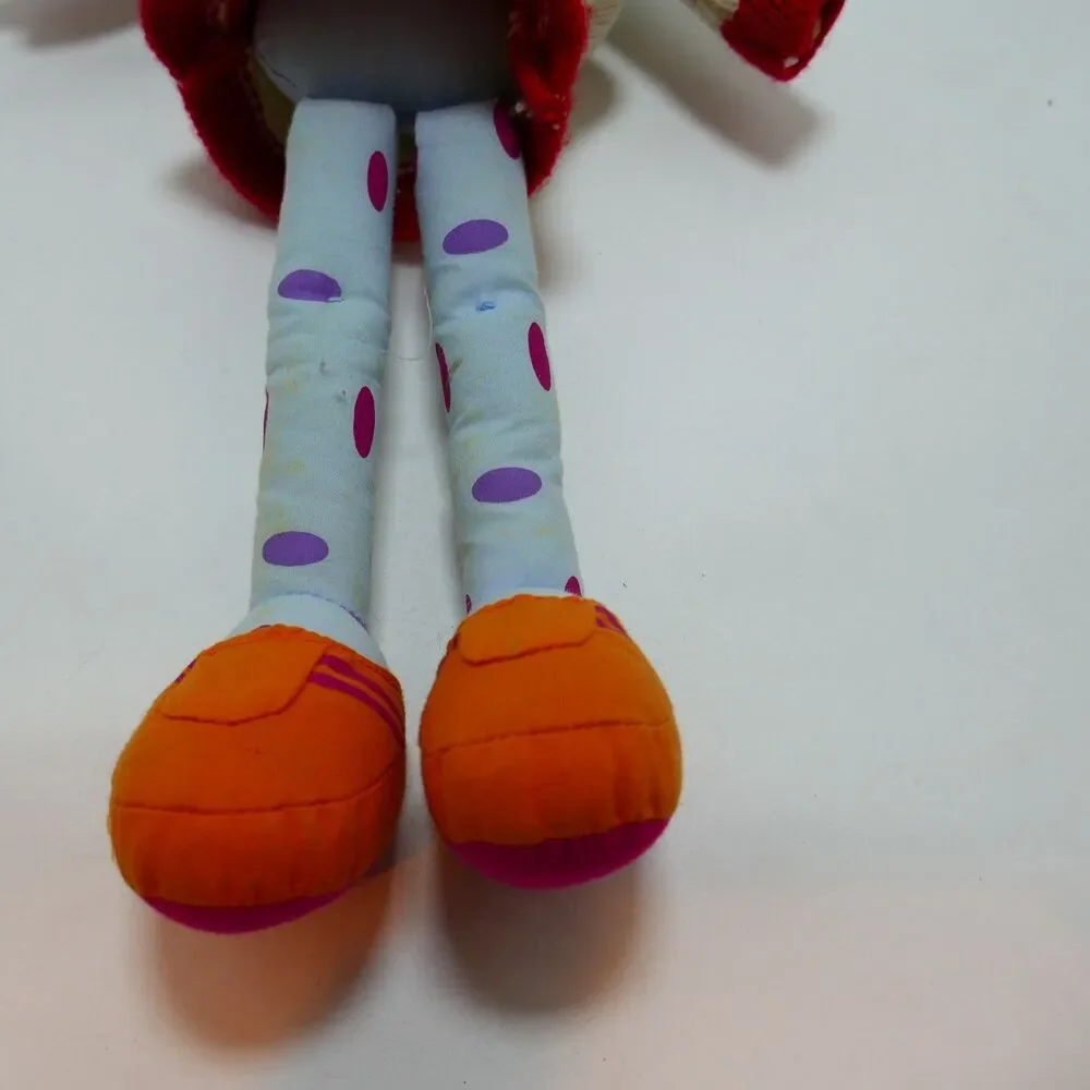 Groovy Girls Plush Doll Black Hair Christmas Sweater Orange Shoes